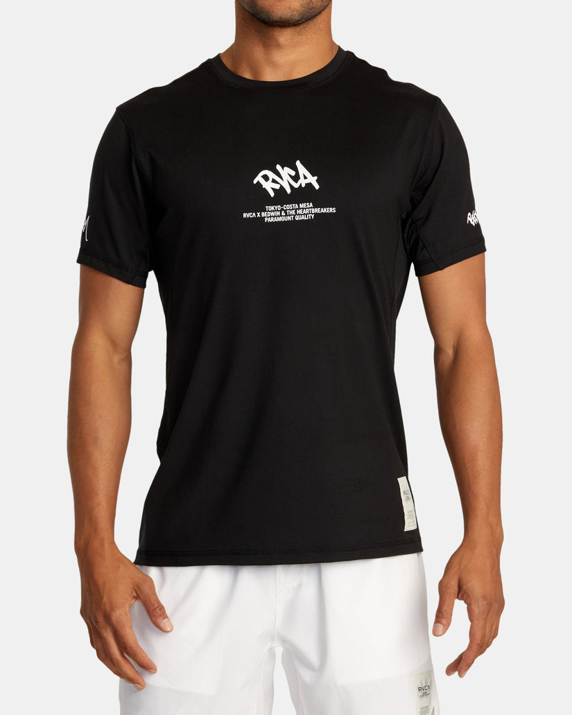 Bedwin x Stash Vent Tee - Black