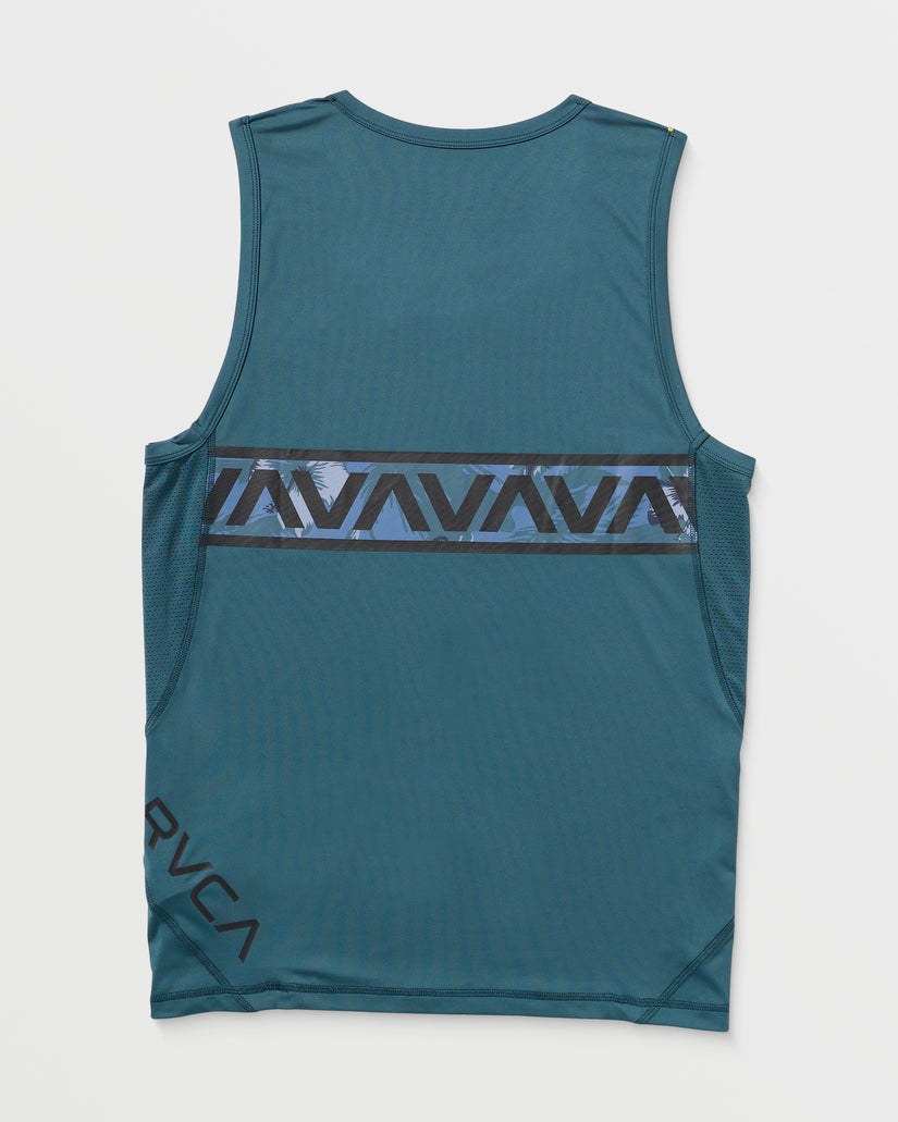 Hawaii Sport Vent Muscle Tank - Duck Blue