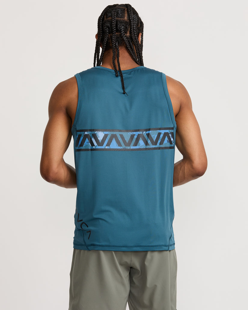 Hawaii Sport Vent Muscle Tank - Duck Blue