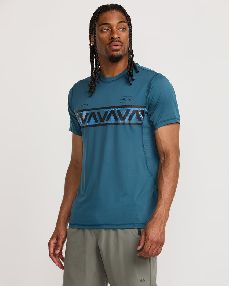 Hawaii Sport Vent Tee - Duck Blue