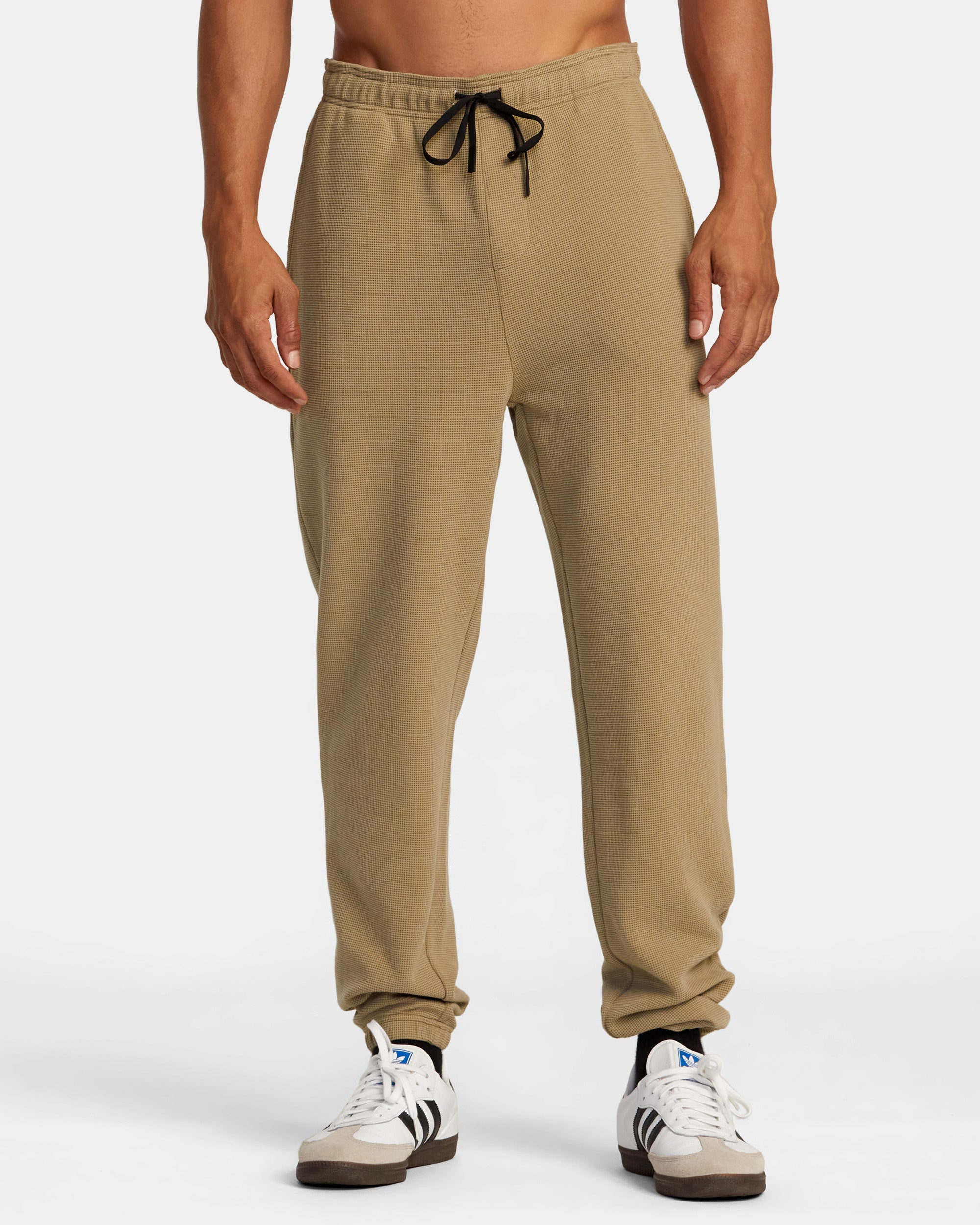 Mens waffle joggers sale