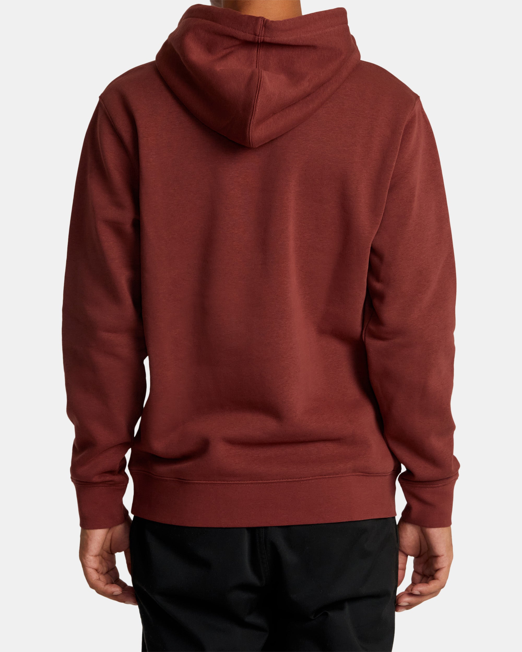 Big RVCA Hoodie - Red Earth | RVCA