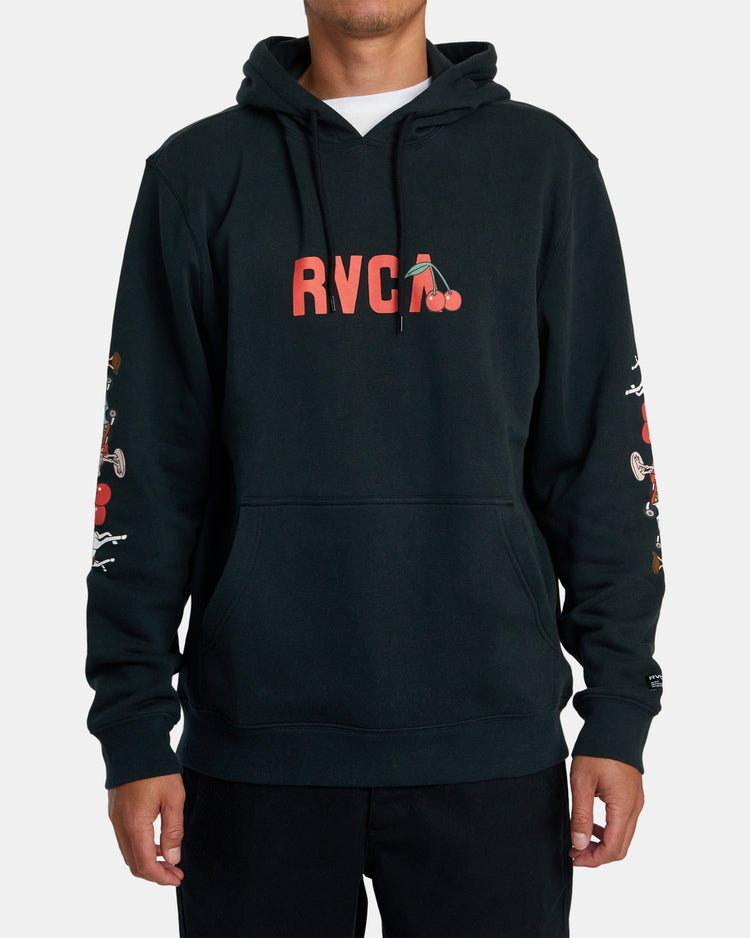 Luke Still Life Hoodie Black RVCA