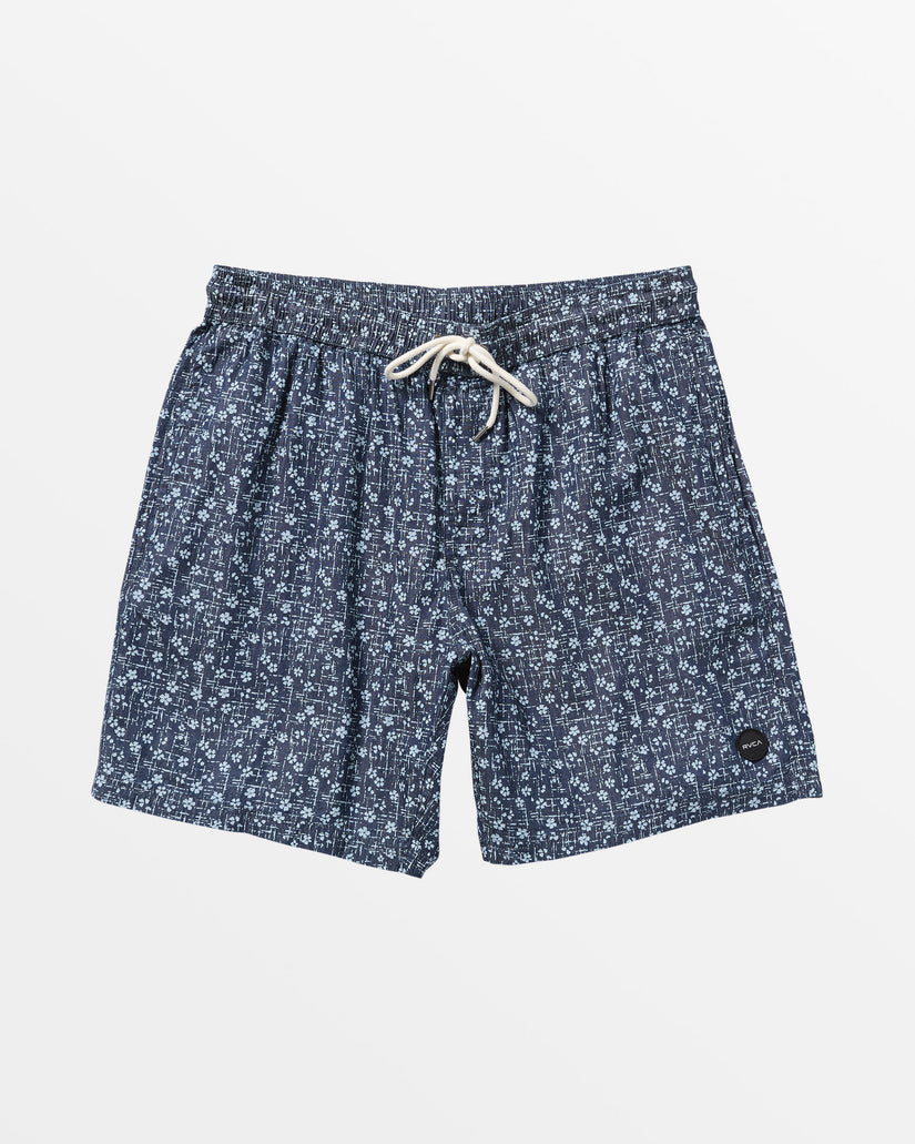 Escape Elastic Waist Chambray Shorts - Washed Indigo