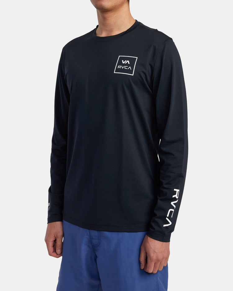 RVCA Long Sleeve Rashguard - Black