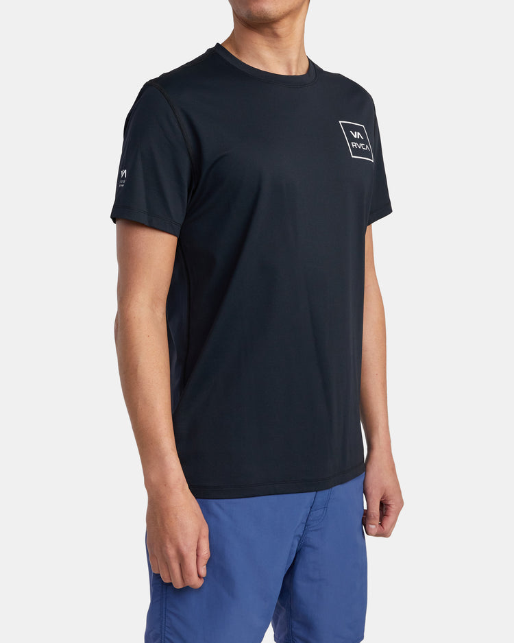 RVCA Short Sleeve Rashguard - Black 2