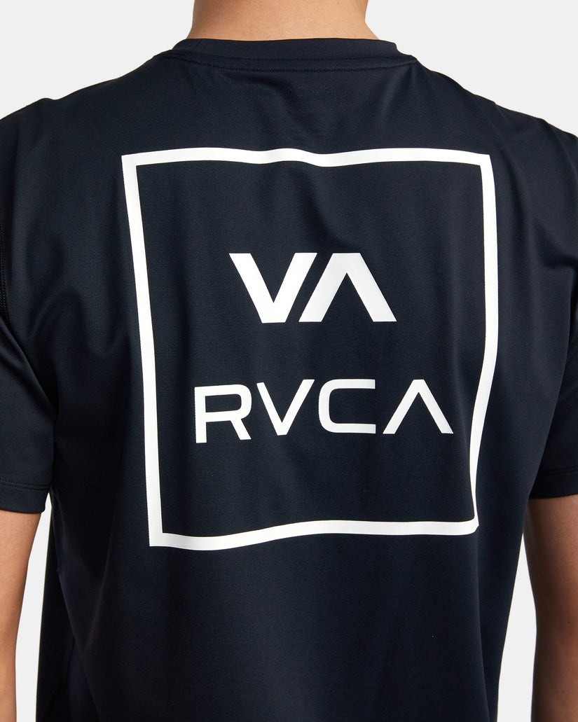 RVCA Short Sleeve Rashguard - Black 2