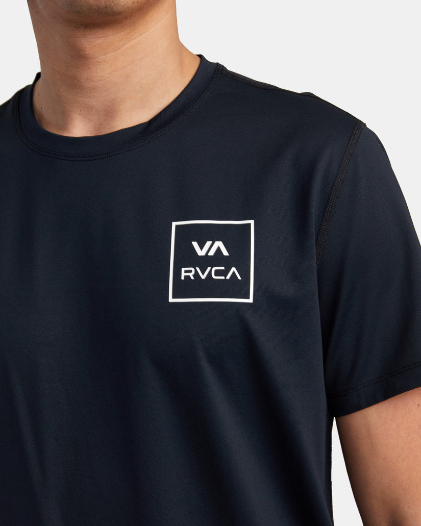 RVCA Short Sleeve Rashguard - Black 2