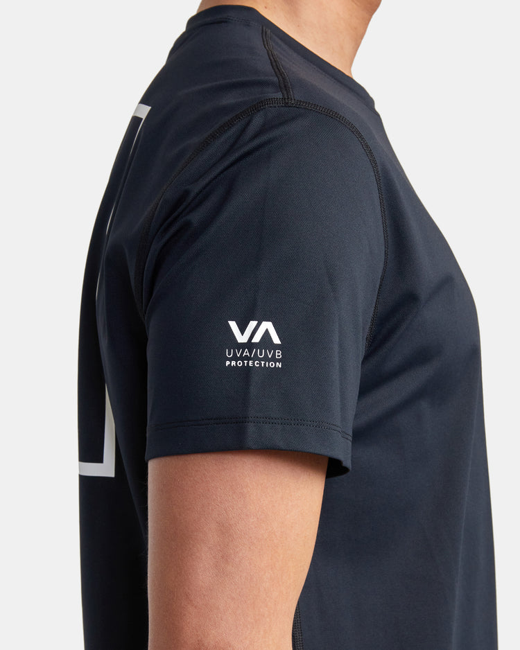 RVCA Short Sleeve Rashguard - Black 2