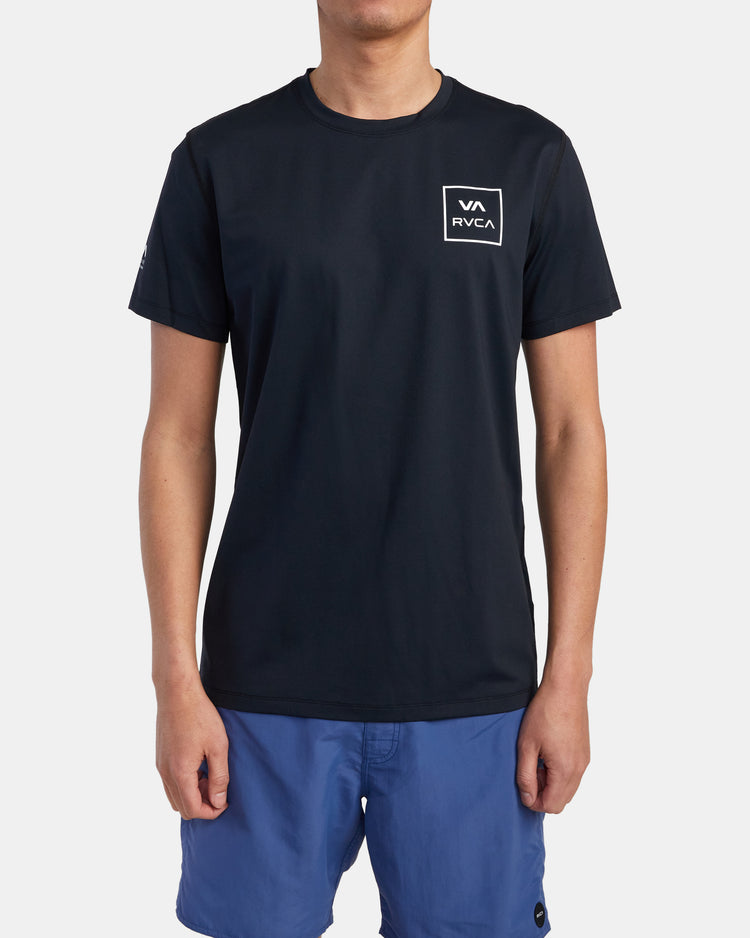 RVCA Short Sleeve Rashguard - Black 2