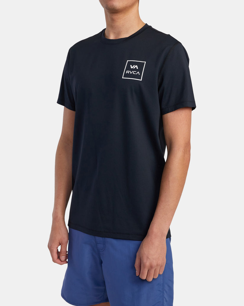 RVCA Short Sleeve Rashguard - Black 2