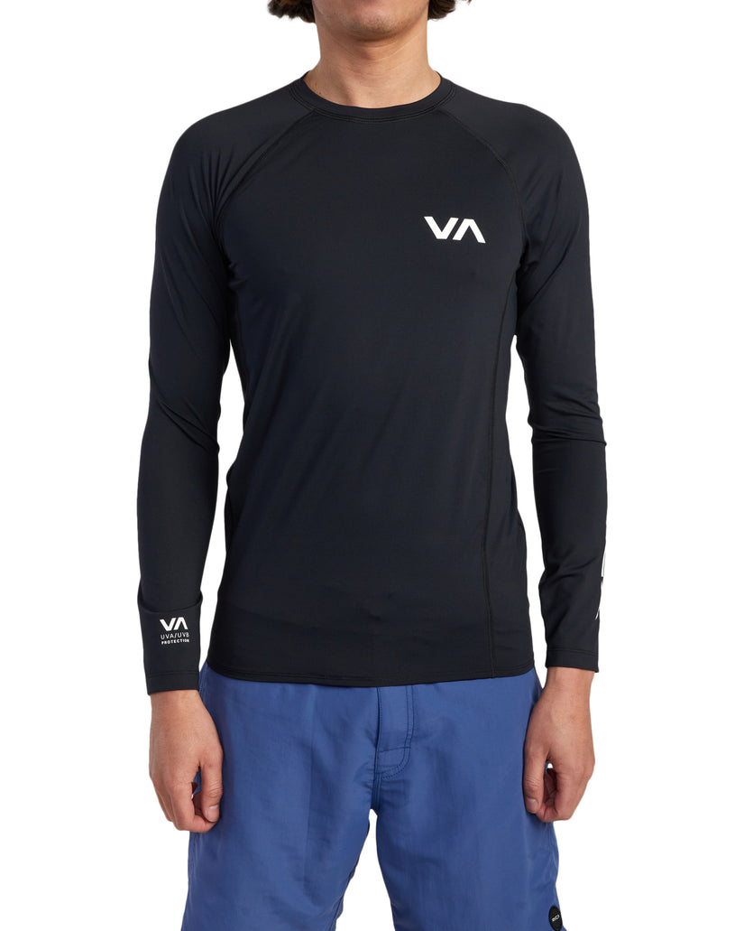 RVCA Long Sleeve Rashguard - Black 2