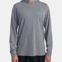 Surf Shirt Hoodie Hooded Surf Tee - Heather Grey