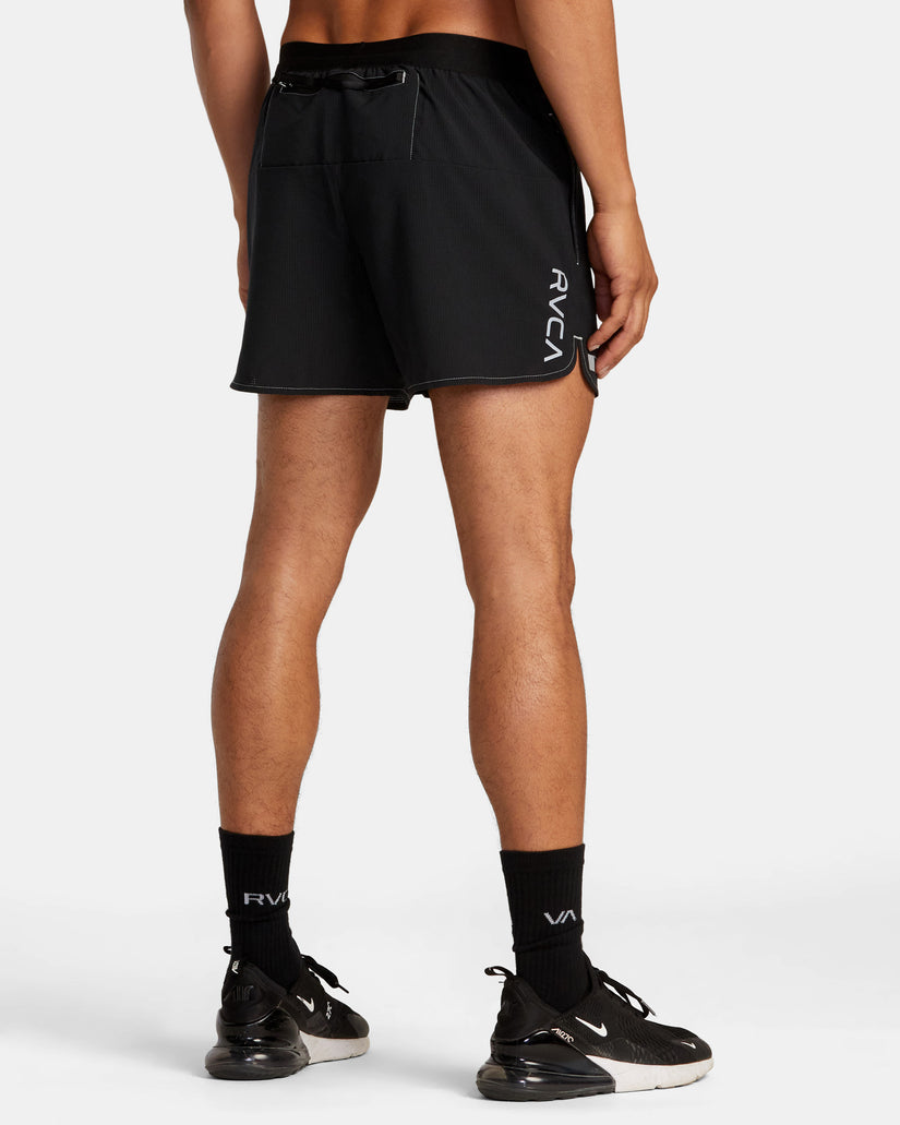 RVCA Runner 14" Elastic Waist Shorts - Black 2