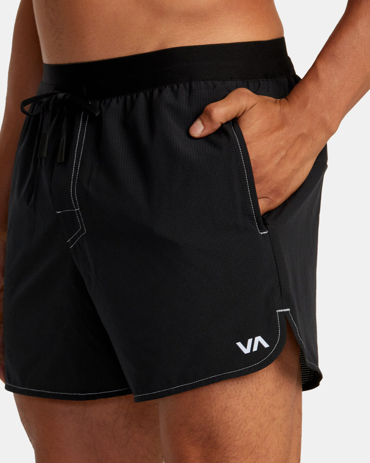 RVCA Runner 14" Elastic Waist Shorts - Black 2