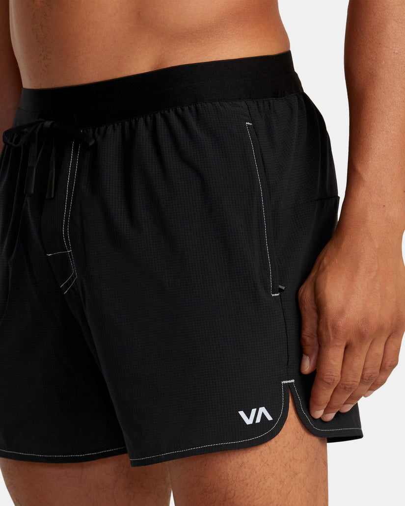 RVCA Runner 14" Elastic Waist Shorts - Black 2