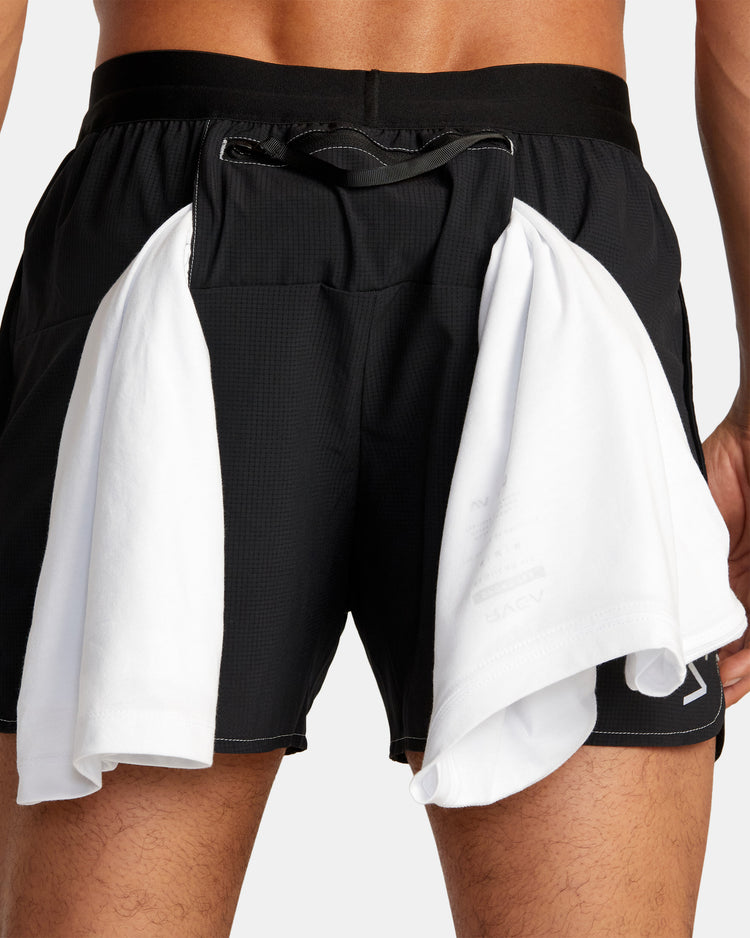 RVCA Runner 14" Elastic Waist Shorts - Black 2