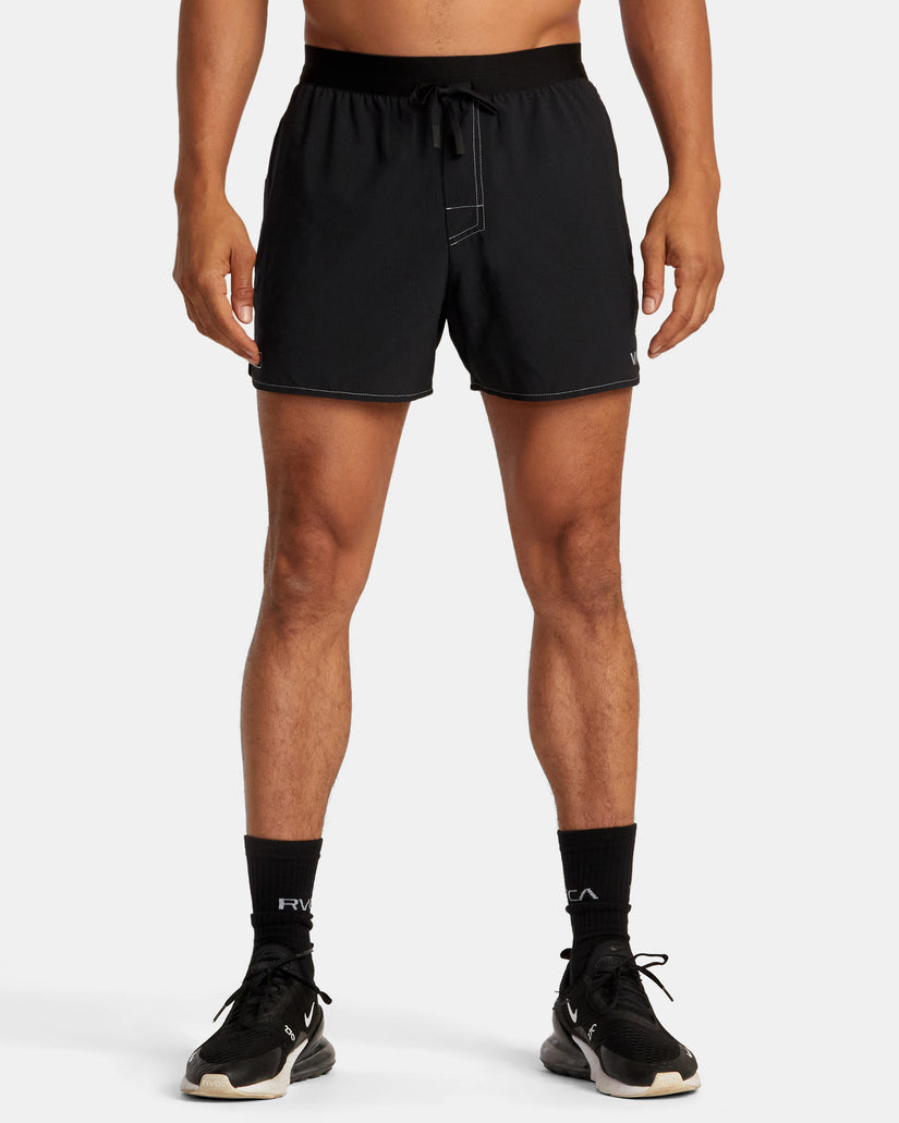 RVCA Runner 14" Elastic Waist Shorts - Black 2