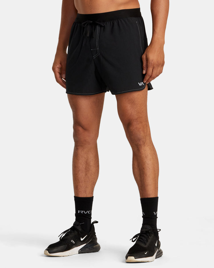 RVCA Runner 14" Elastic Waist Shorts - Black 2