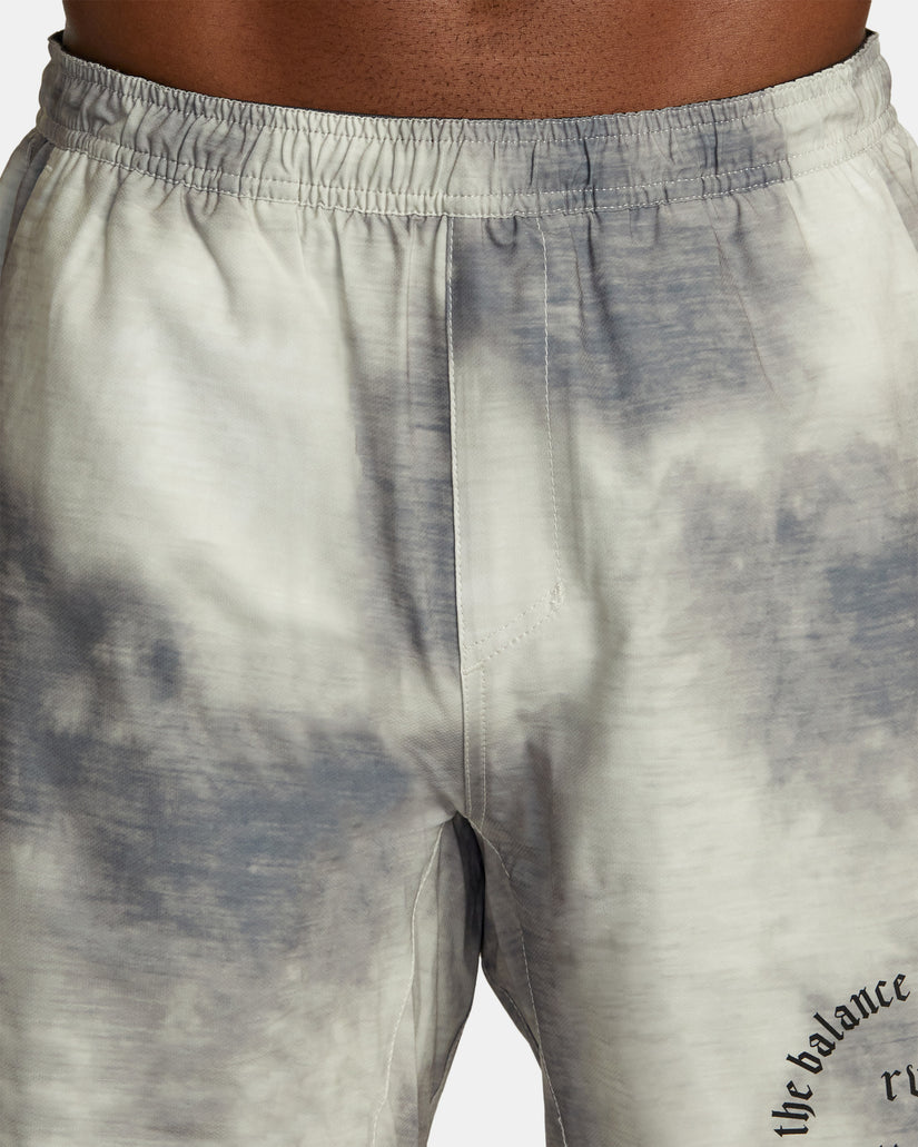 Yogger Train 2-In-1 17" Workout Shorts - Chalk Wash