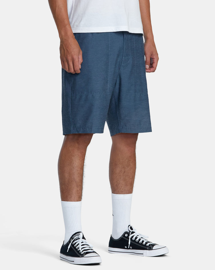 All Time Hemp Hybrid 19" Shorts - Petrol Blue