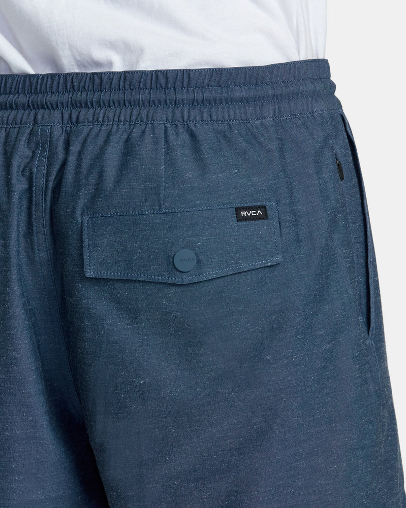 All Time Hemp Hybrid 19" Shorts - Petrol Blue