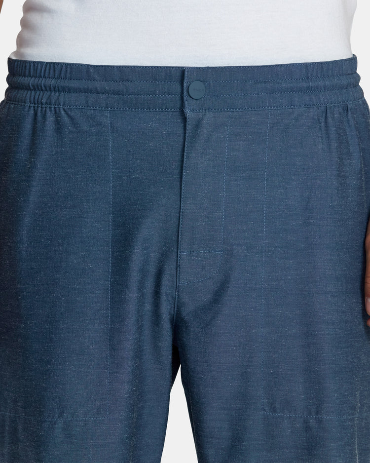 All Time Hemp Hybrid 19" Shorts - Petrol Blue