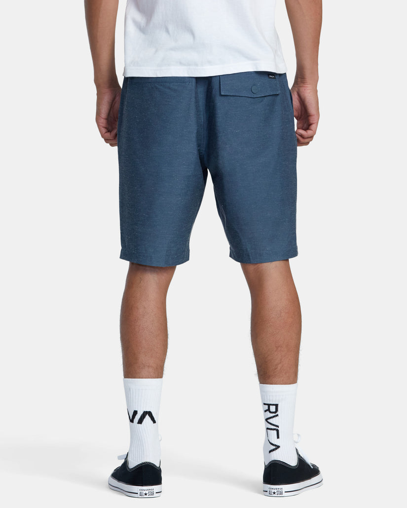 All Time Hemp Hybrid 19" Shorts - Petrol Blue