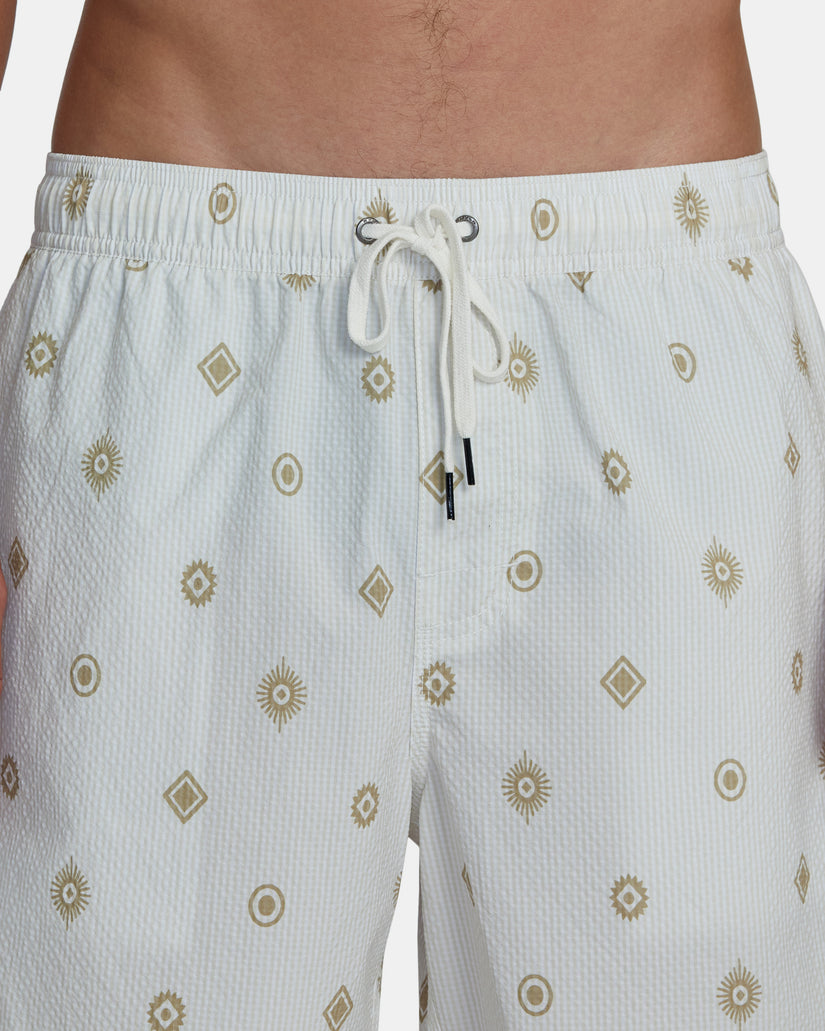 Endless 17" Elastic Waist Shorts - Latte