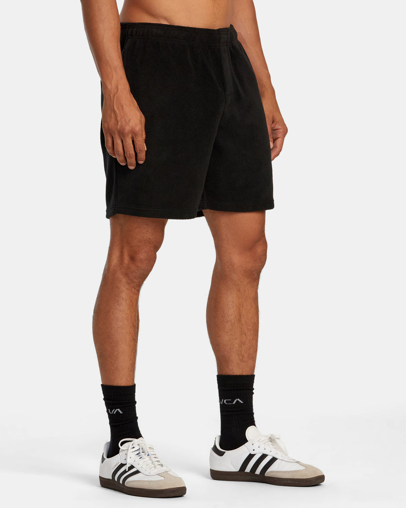 VA Essential Micro Fleece Short 18" - Black