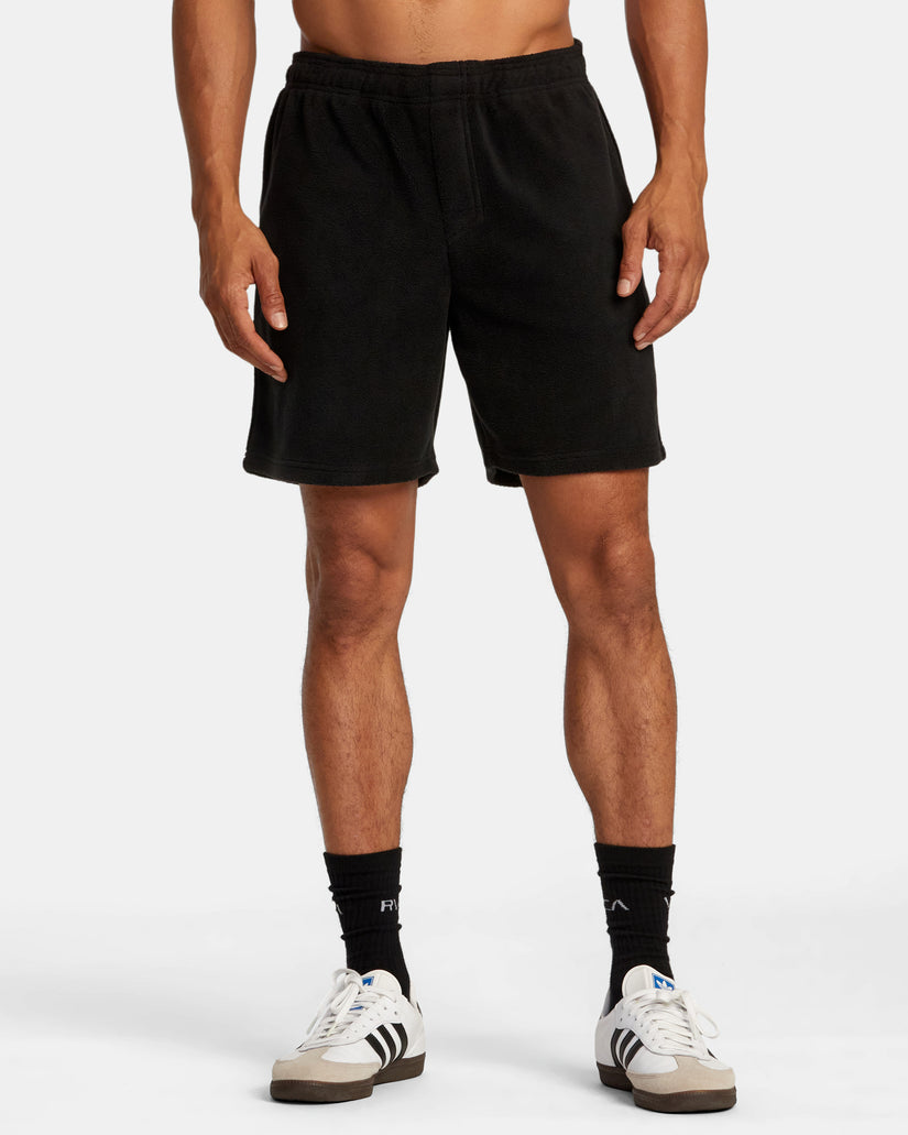 VA Essential Micro Fleece Short 18" - Black