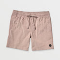 Escape 17" Elastic Waist Shorts - Pale Mauve