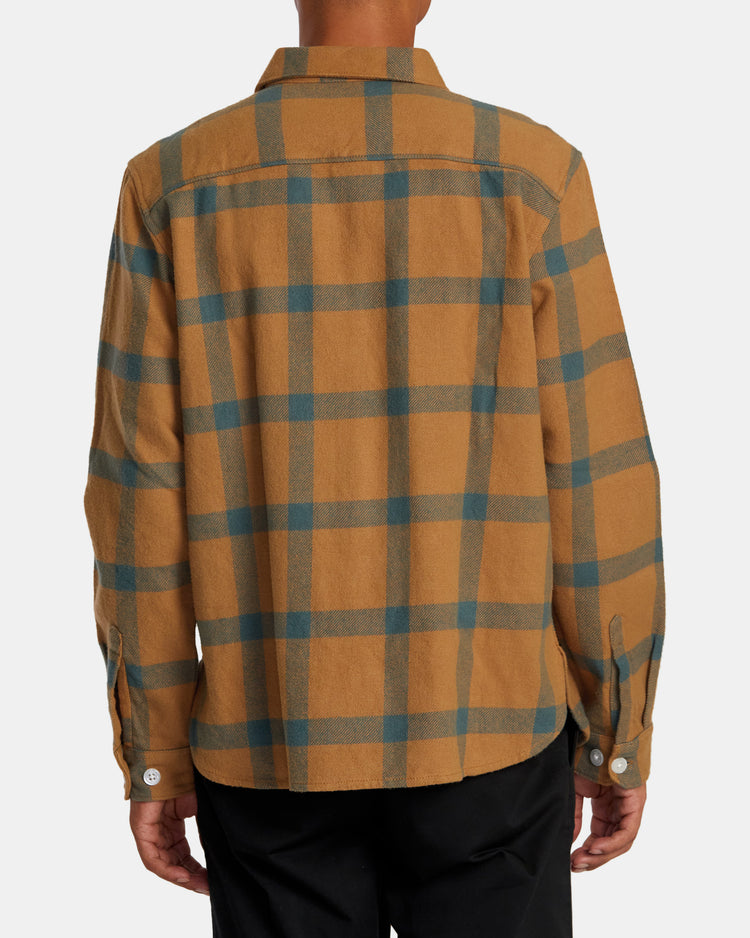 VA Cpo Long Sleeve Flannel Shirt - Camel