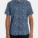 That'll Do Print Short Sleeve Shirt - Petrol Blue