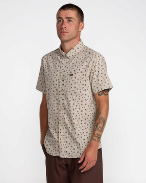 That'll Do Print Short Sleeve Shirt- RVCA