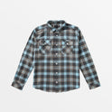 That'll Work Flannel Long Sleeve Shirt - Charcoal