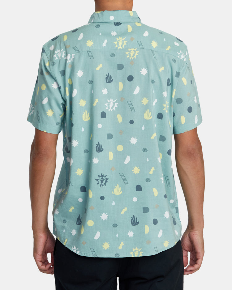 Morning Glory Short Sleeve Shirt - Granite Green