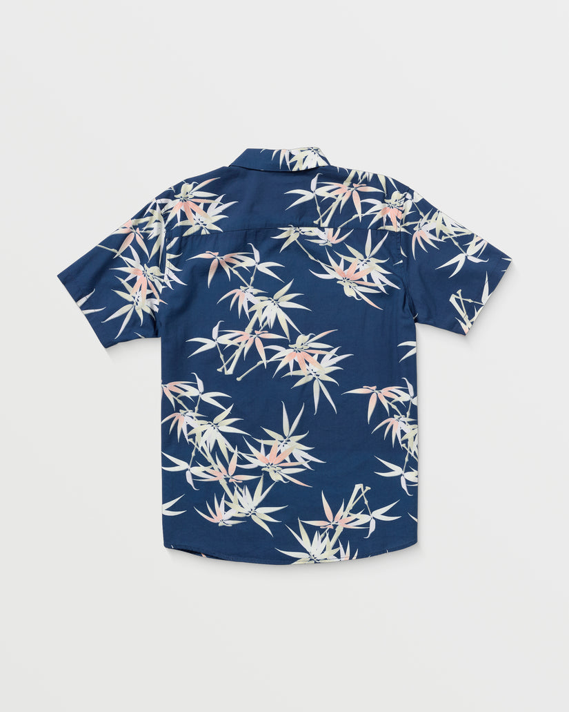 Morning Glory Short Sleeve Shirt - Moody Blue