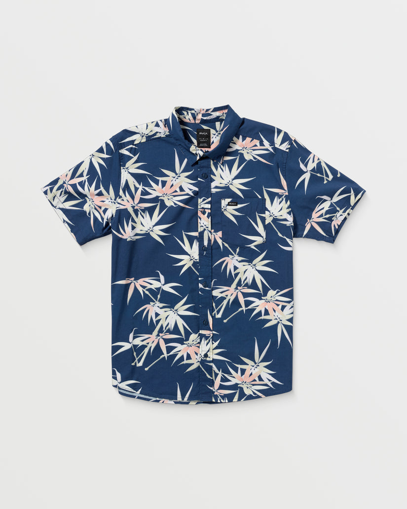 Morning Glory Short Sleeve Shirt - Moody Blue