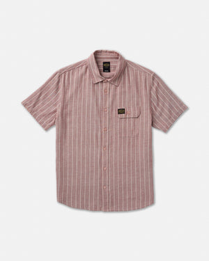 Dayshift Stripe II Short Sleeve Shirt- RVCA