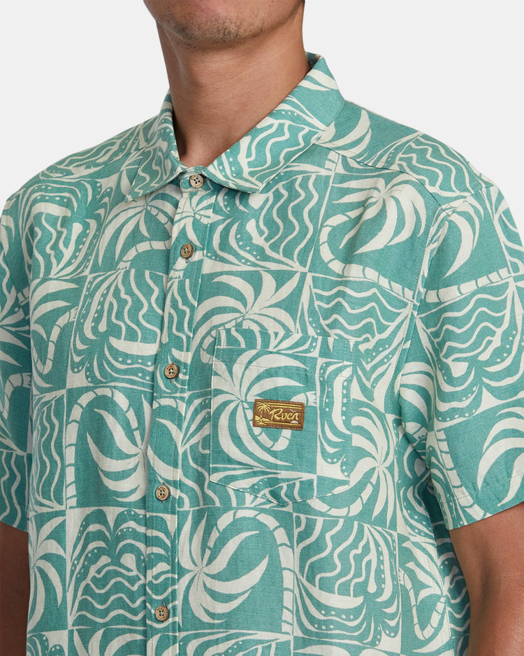 Exotica Short Sleeve Shirt - Granite Green