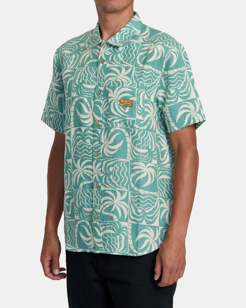 Exotica Short Sleeve Shirt - Granite Green