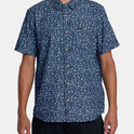 Frame Chambray Short Sleeve Shirt - Indigo