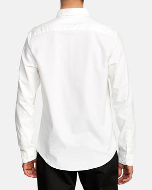 That'll Do Stretch Woven Long Sleeve Shirt- RVCA