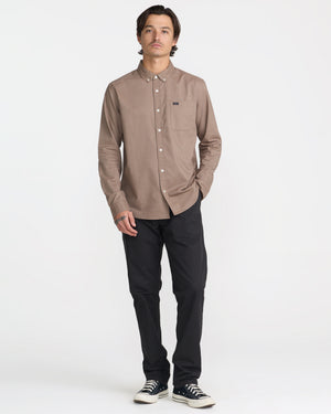 That'll Do Stretch Long Sleeve Woven Shirt