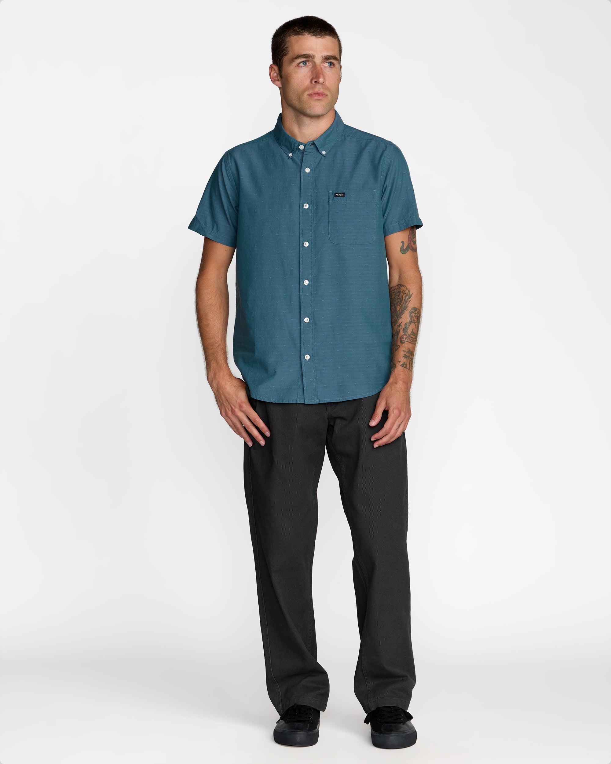 That'll Do Dobby Short Sleeve Shirt - RVCA