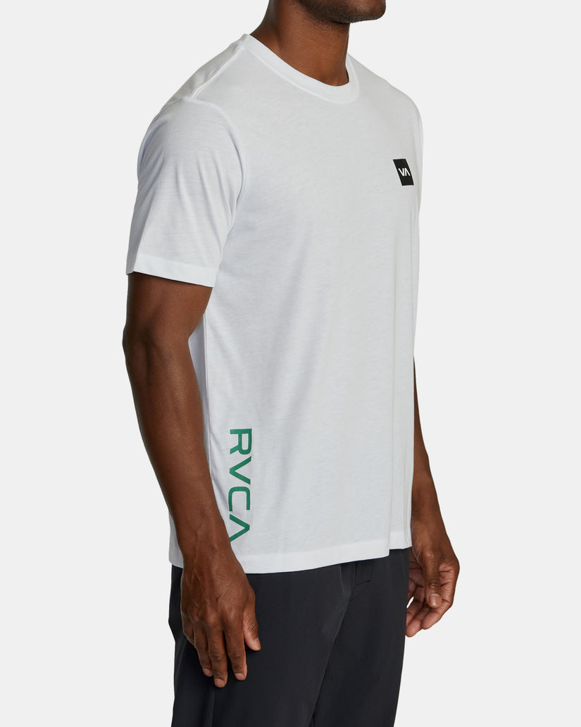 RVCA 2X Tee - White/Grass Green