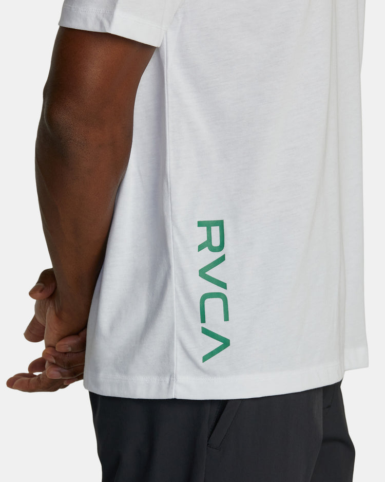 RVCA 2X Tee - White/Grass Green