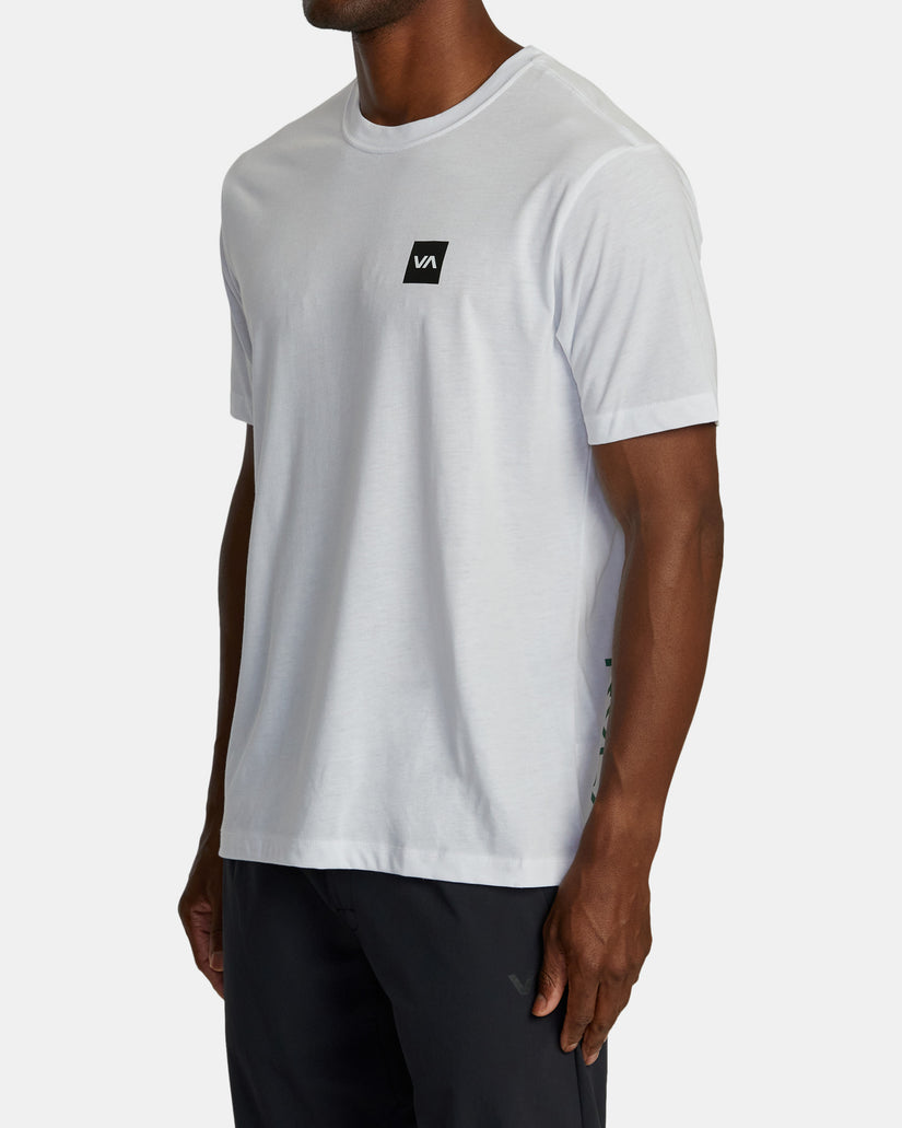 RVCA 2X Tee - White/Grass Green | RVCA