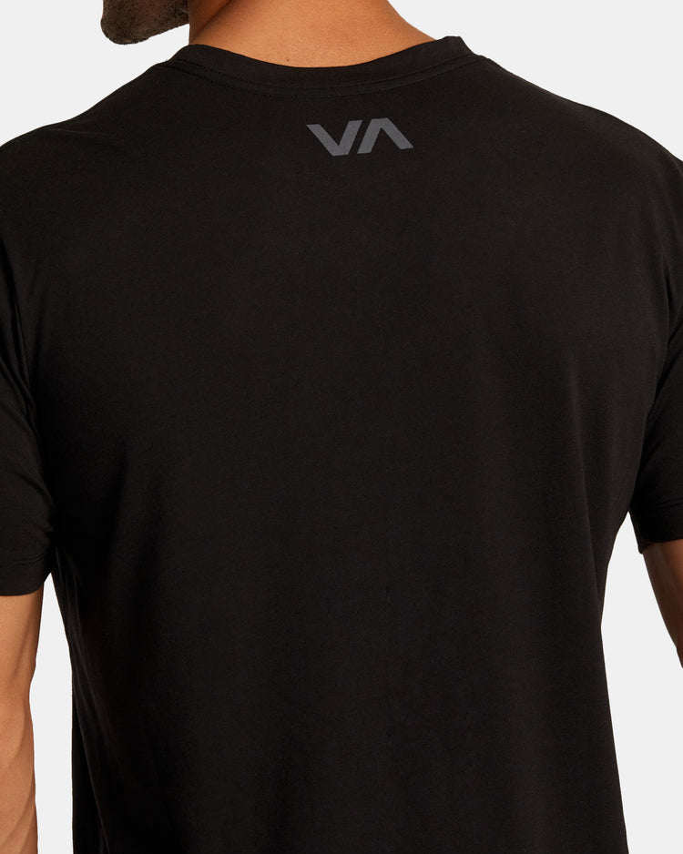 VA RVCA Blur Tee - Black 2